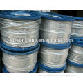 galvanized steel wire rope or ungalvanized Cables de acero